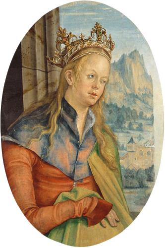 Hans von Kulmbach Saint Catherine of Alexandria. oil painting picture